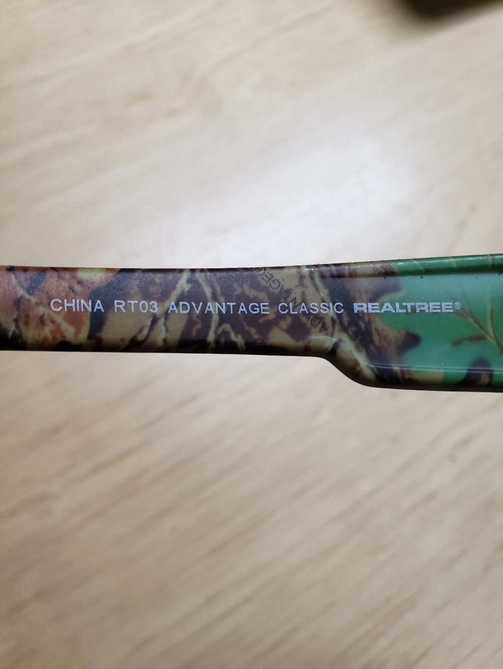 Mend Real Tree Camo Frame Wrap Sunglasses with Dark Lenses - Picture 6 of 7